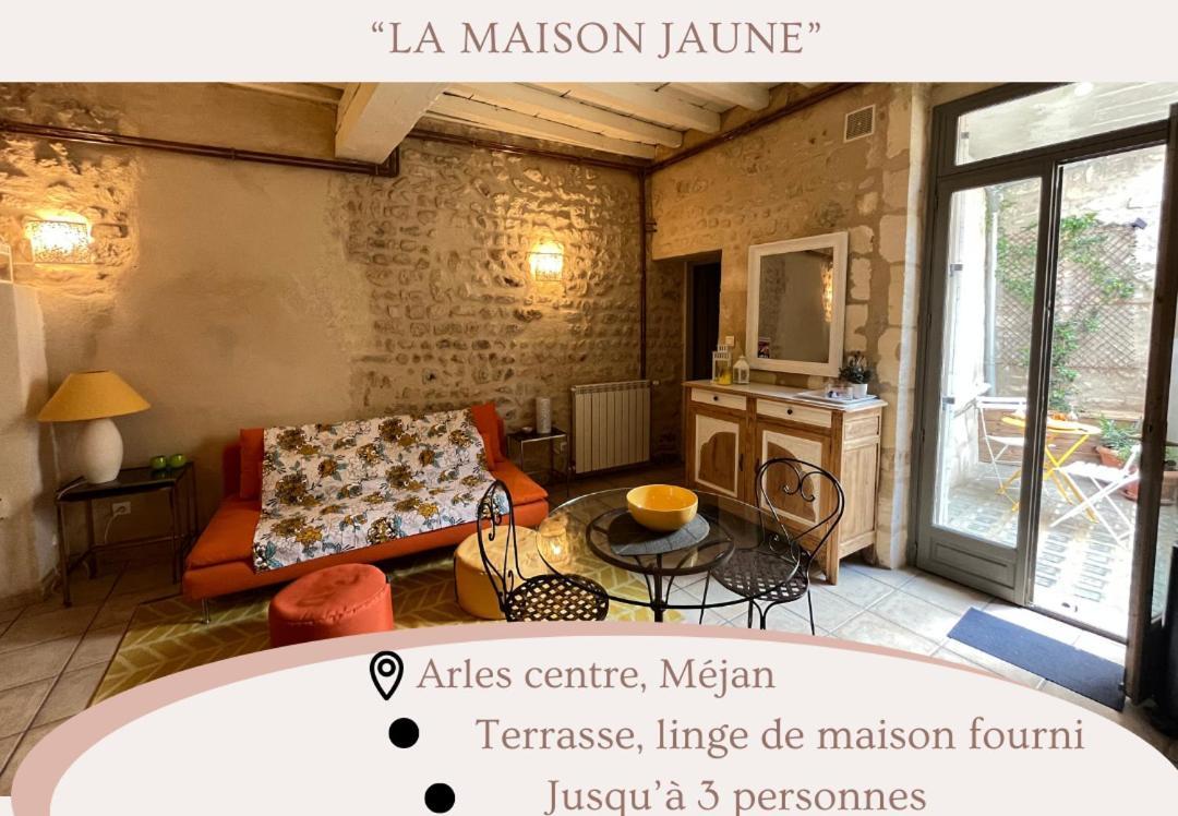 "La Maison Jaune" Arles Centre Terrasse Kültér fotó